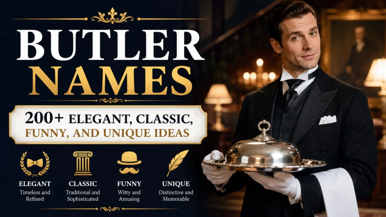 Butler Names: 200+ Elegant, Classic, Funny, and Unique Ideas