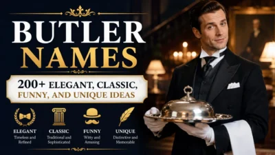 Butler Names: 200+ Elegant, Classic, Funny, and Unique Ideas