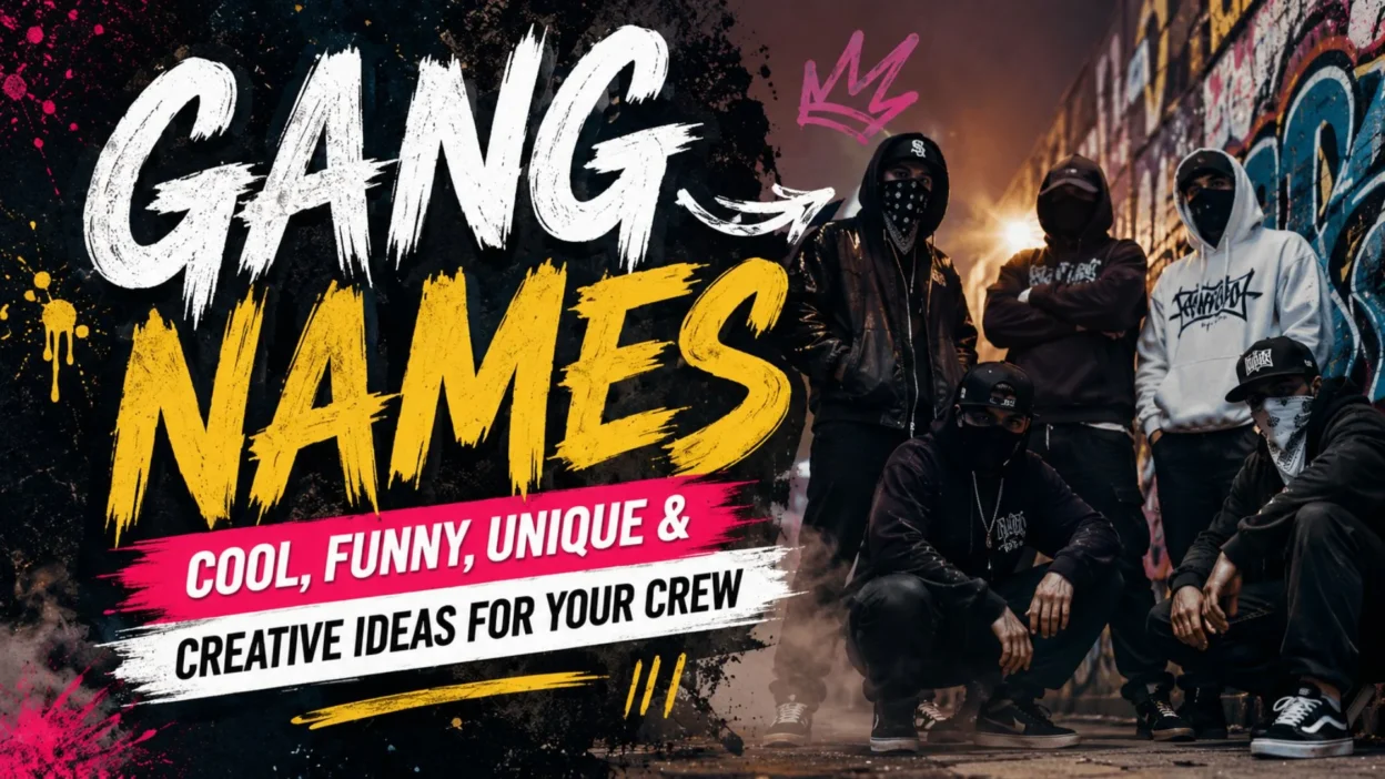 Gang Names: Cool, Funny, Unique & Creative Ideas for Your Crew