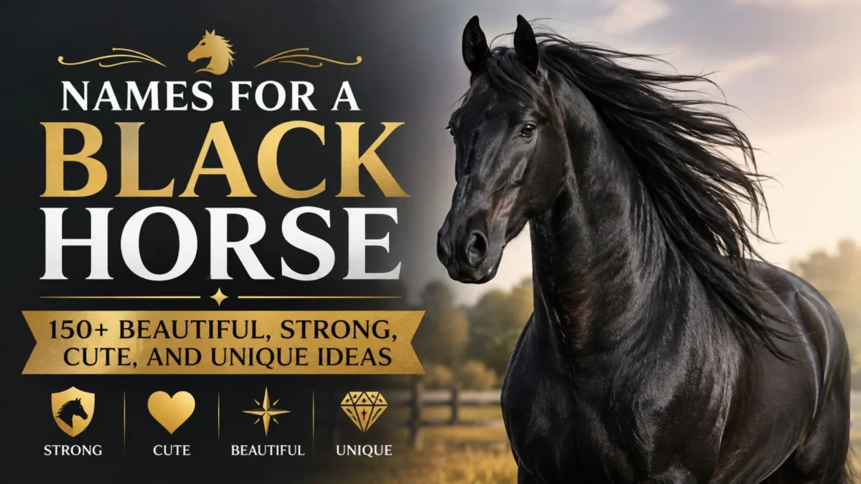 Names for a black horse with 150+ beautiful, strong, cute, and unique ideas