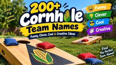 200+ Cornhole Team Names: Funny, Clever, Cool & Creative Ideas