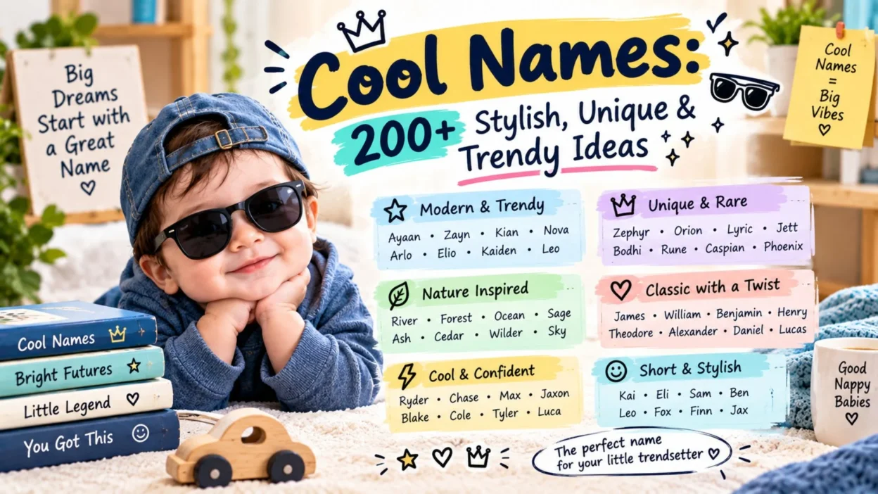 Cool Names: 200+ Stylish, Unique & Trendy Ideas 😎✨