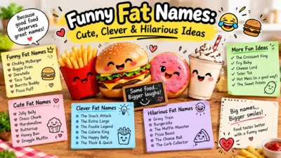 Funny Fat Names – Cute, Clever & Hilarious Ideas 😂🍔