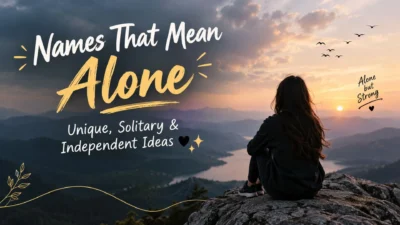Names That Mean Alone: Unique & Solitary Ideas 🖤✨