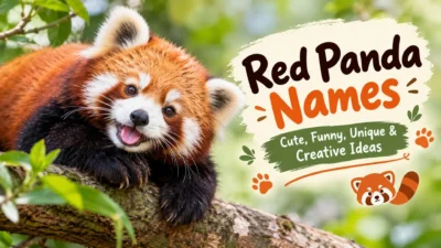 Red panda names cute funny unique and creative ideas