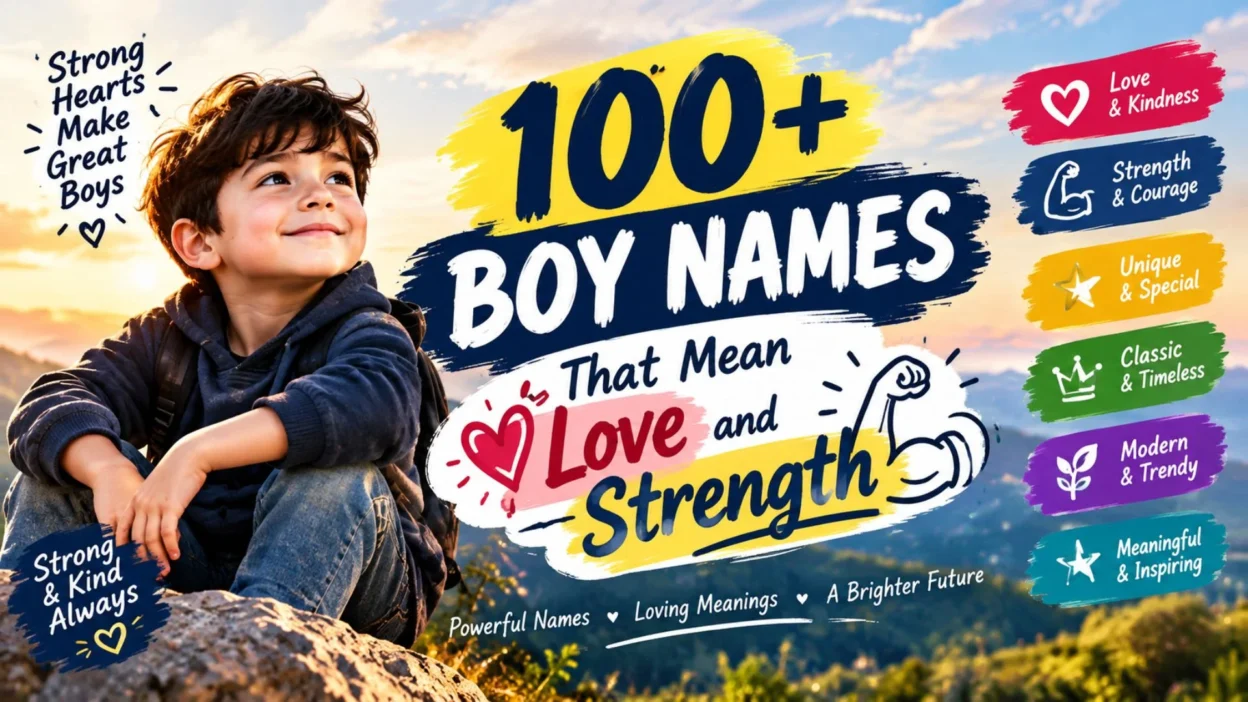 Boy names that mean love and strength