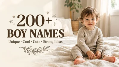 200+ unique and popular boy names