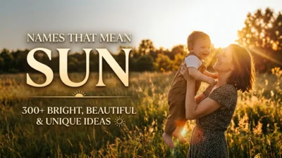 Names That Mean Sun – Beautiful and Unique Sun-Inspired Names
