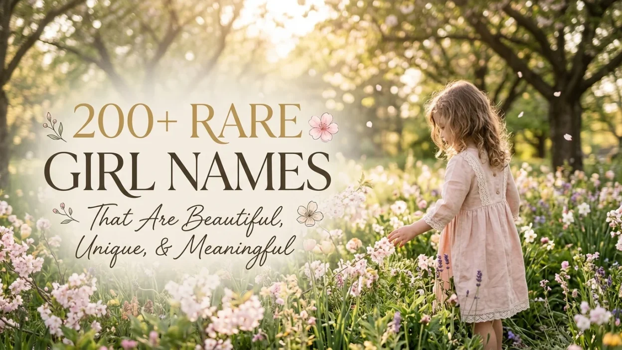 Rare girl names that are beautiful, unique and meaningful