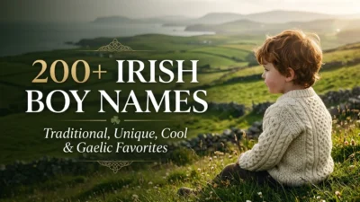 Irish boy names featuring traditional, unique, modern, and Gaelic name ideas.