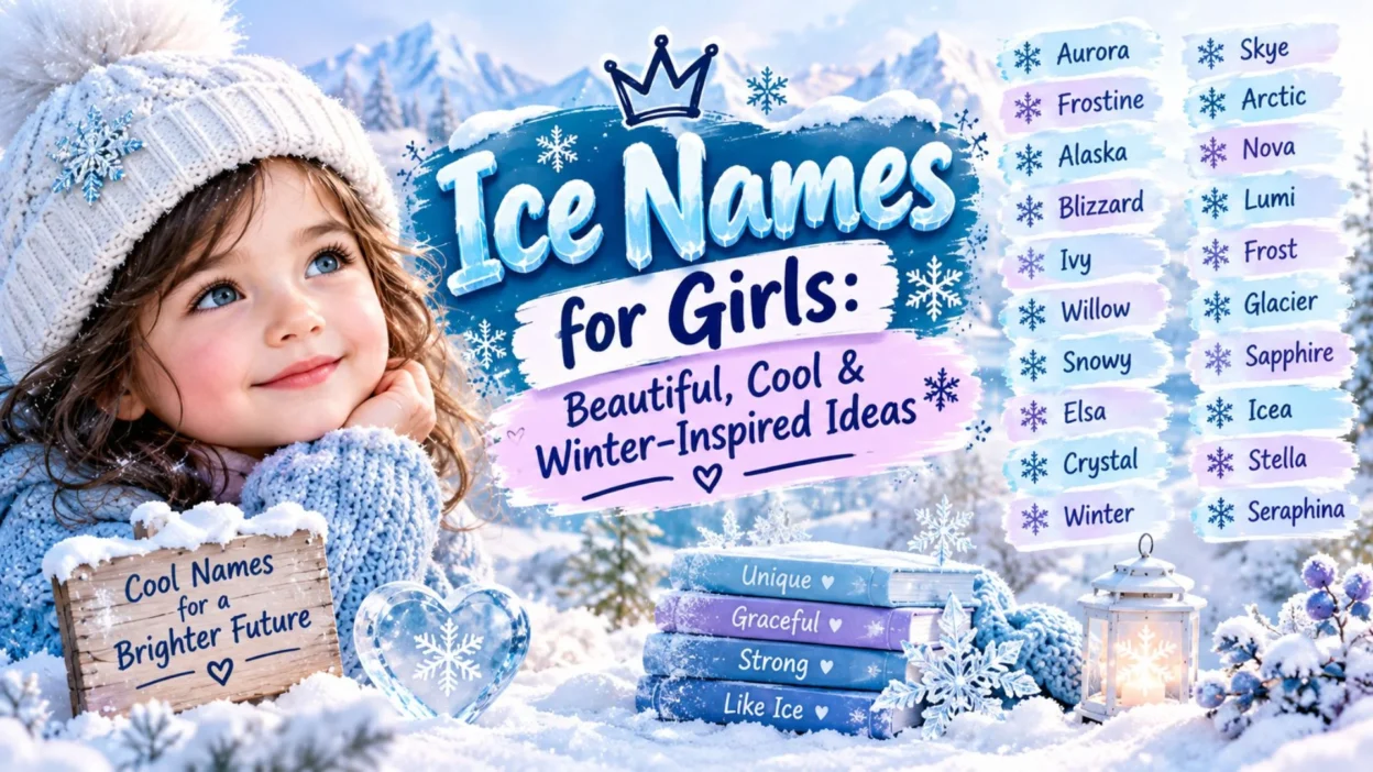 Ice Names for Girls – Beautiful Winter-Inspired Name Ideas ❄️
