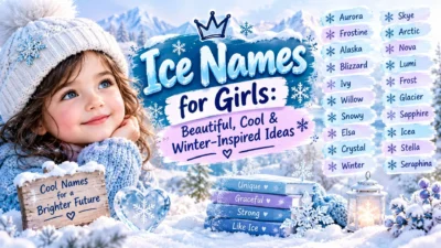 Ice Names for Girls – Beautiful Winter-Inspired Name Ideas ❄️