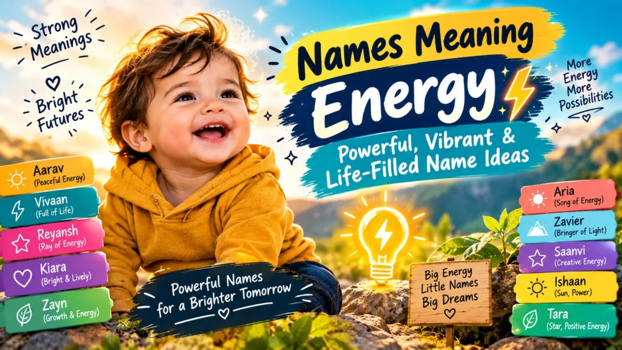 Names Meaning Energy – Powerful & Vibrant Name Ideas ⚡