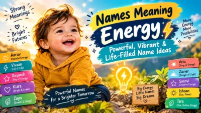 Names Meaning Energy – Powerful & Vibrant Name Ideas ⚡