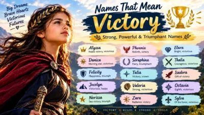 Names That Mean Victory 🏆 Strong & Powerful Names